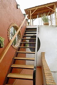Stairway to Rooftop Terrace of Casa Karmina - San Miguel de Allende house vacation rental photo