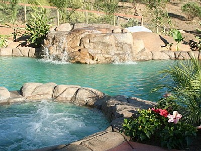 Santa Rosa villa rental - Pool and attached hot spa