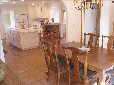 Santa Barbara house rental - Spacious kitchen and formal dining   room