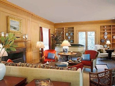 Montecito estate rental - Living Room