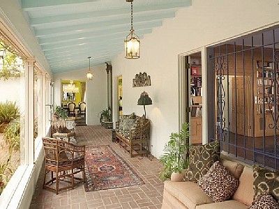 Montecito estate rental - Lanai Room
