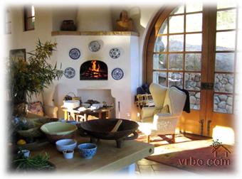 Pizza oven in the kitchen - Montecito, California Home Rental